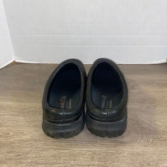 Merrell Encore Nova 2 Black Leather Slip On Mule Shoes J48510 Women US 7.5 - Picture 4 of 7